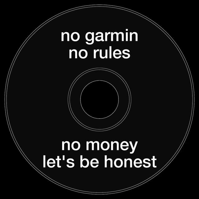 Топкэп "no garmin no rules no money let's be honest"
