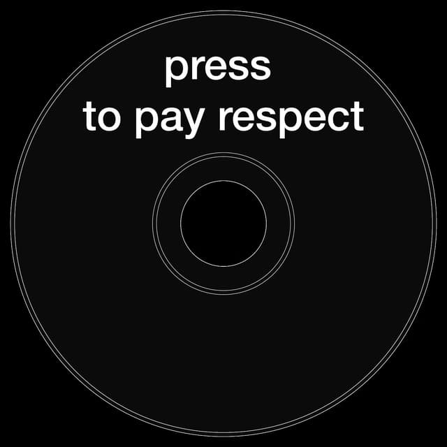 Топкэп "Press to pay respect"