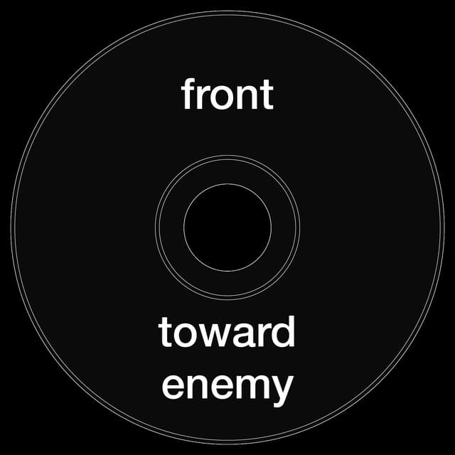 Топкэп "front toward enemy"
