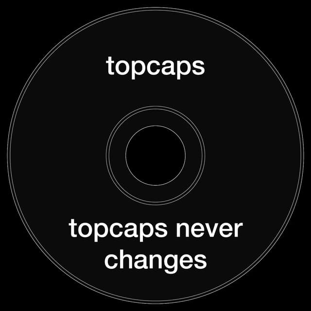 Топкэп "topcaps never changes"