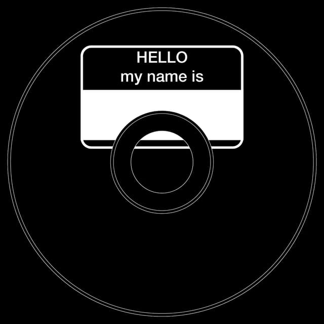 Топкэп "hello my name is"