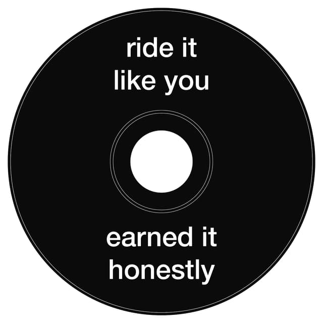 Топкэп "ride it like you earned it"